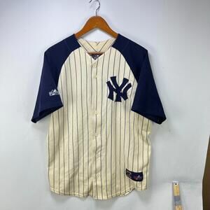 Vintage 90s Babe Ruth Majestic New York Yankees Jersey Large